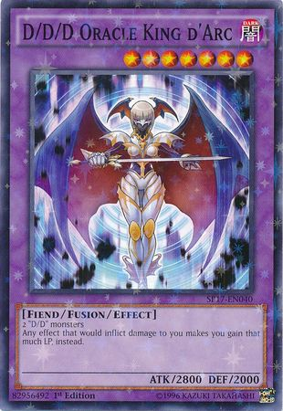 D/D/D Oracle King d'Arc [SP17-EN040] Starfoil Rare | Card Merchant Takapuna