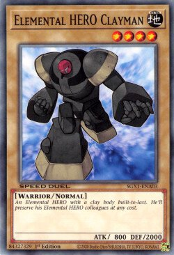 Elemental HERO Clayman [SGX1-ENA03] Common | Card Merchant Takapuna