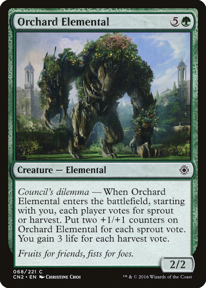 Orchard Elemental [Conspiracy: Take the Crown] | Card Merchant Takapuna