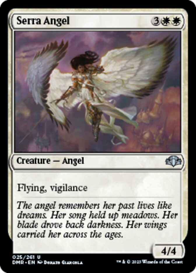 Serra Angel [Dominaria Remastered] | Card Merchant Takapuna