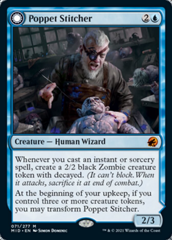 Poppet Stitcher // Poppet Factory [Innistrad: Midnight Hunt] | Card Merchant Takapuna