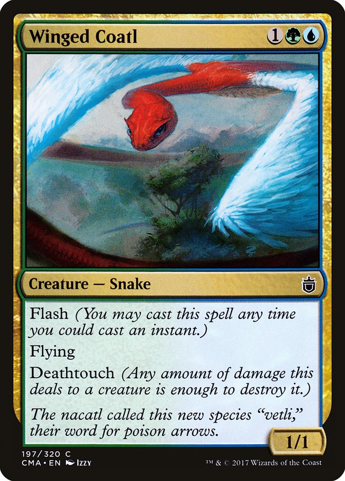 Winged Coatl [Commander Anthology] | Card Merchant Takapuna