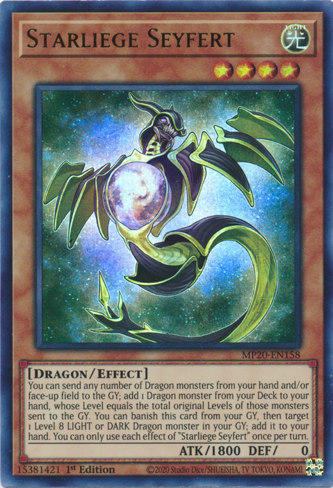 Starliege Seyfert [MP20-EN158] Ultra Rare | Card Merchant Takapuna