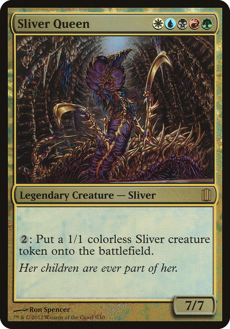 Sliver Queen (Oversized) [Commander's Arsenal Oversized] | Card Merchant Takapuna