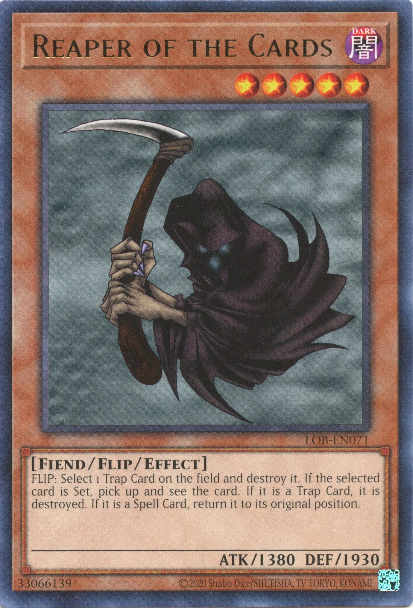 Reaper of the Cards (25th Anniversary) [LOB-EN071] Rare | Card Merchant Takapuna