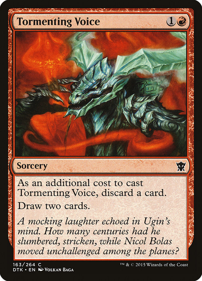 Tormenting Voice [Dragons of Tarkir] | Card Merchant Takapuna