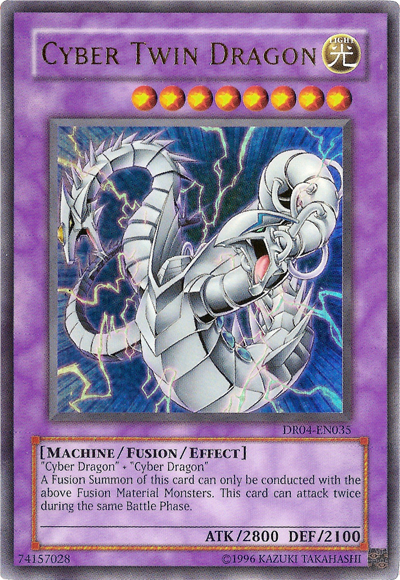 Cyber Twin Dragon [DR04-EN035] Ultra Rare | Card Merchant Takapuna