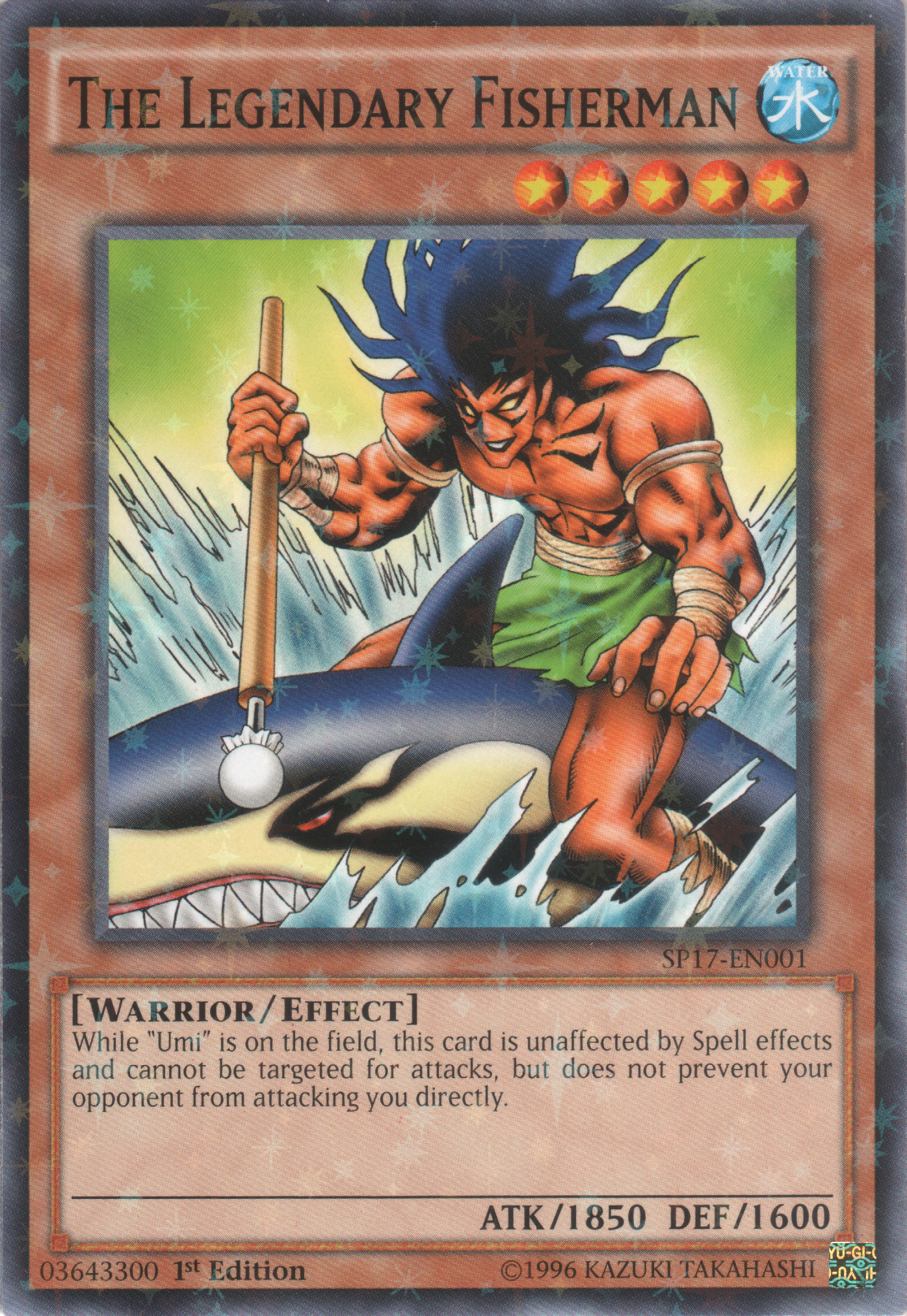 The Legendary Fisherman [SP17-EN001] Starfoil Rare | Card Merchant Takapuna