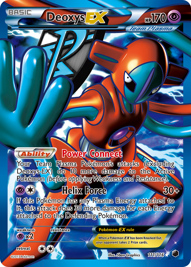 Deoxys EX (111/116) [Black & White: Plasma Freeze] | Card Merchant Takapuna