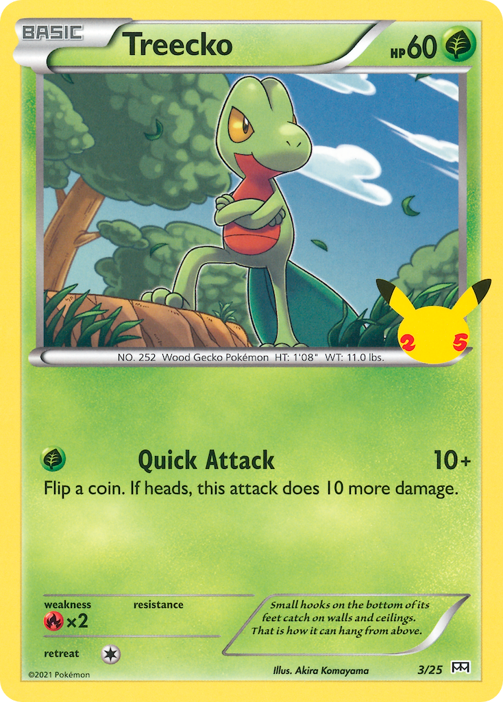 Treecko (3/25) [McDonald's 25th Anniversary] | Card Merchant Takapuna