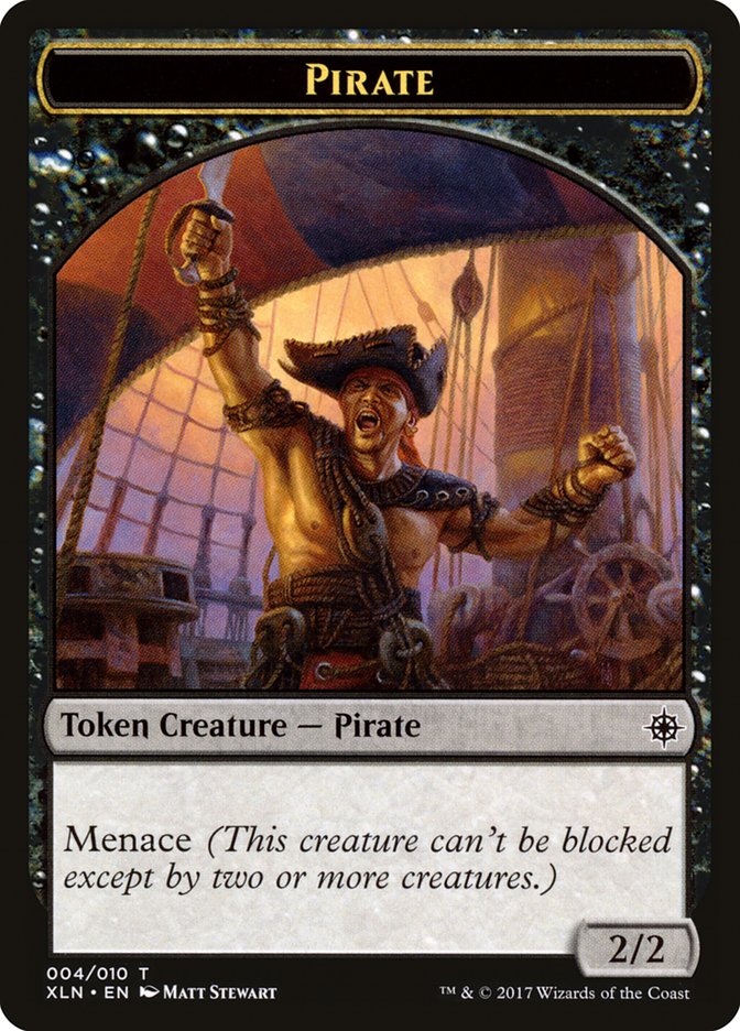 Pirate Token [Ixalan Tokens] | Card Merchant Takapuna