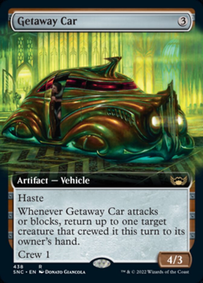 Getaway Car (Extended Art) [Streets of New Capenna] | Card Merchant Takapuna