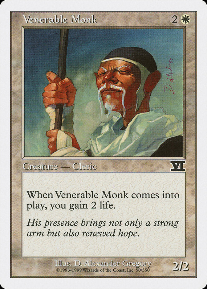 Venerable Monk [Classic Sixth Edition] | Card Merchant Takapuna