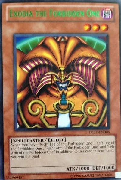 Exodia the Forbidden One (Green) [DL11-EN006] Rare | Card Merchant Takapuna