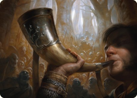 Horn of Gondor Art Card [The Lord of the Rings: Tales of Middle-earth Art Series] | Card Merchant Takapuna