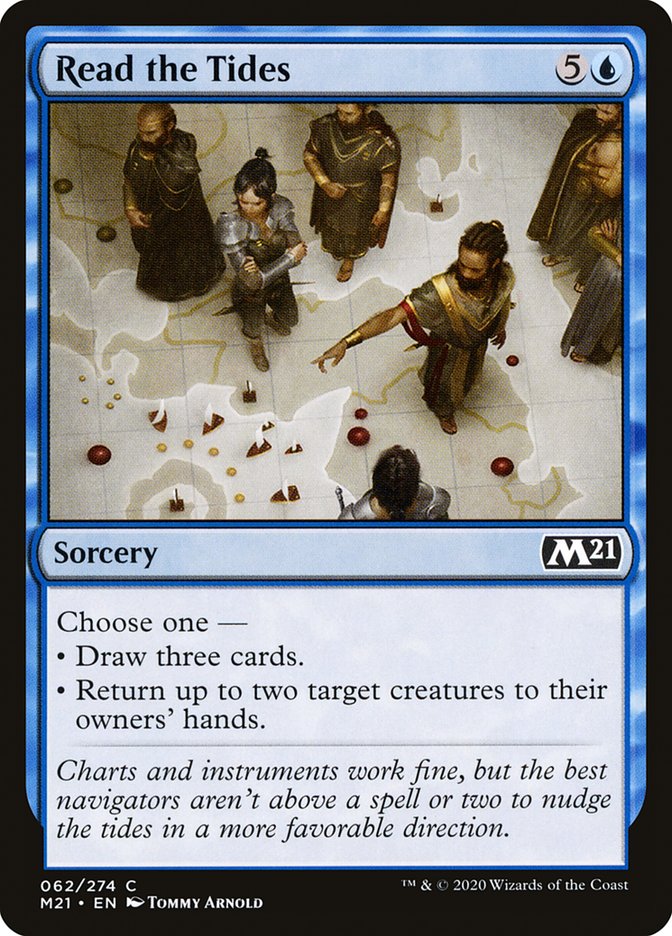 Read the Tides [Core Set 2021] | Card Merchant Takapuna