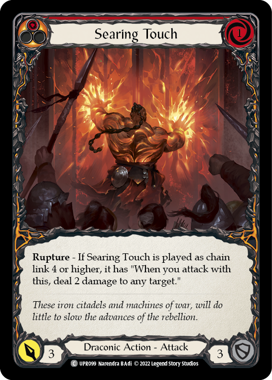 Searing Touch [UPR099] (Uprising) | Card Merchant Takapuna