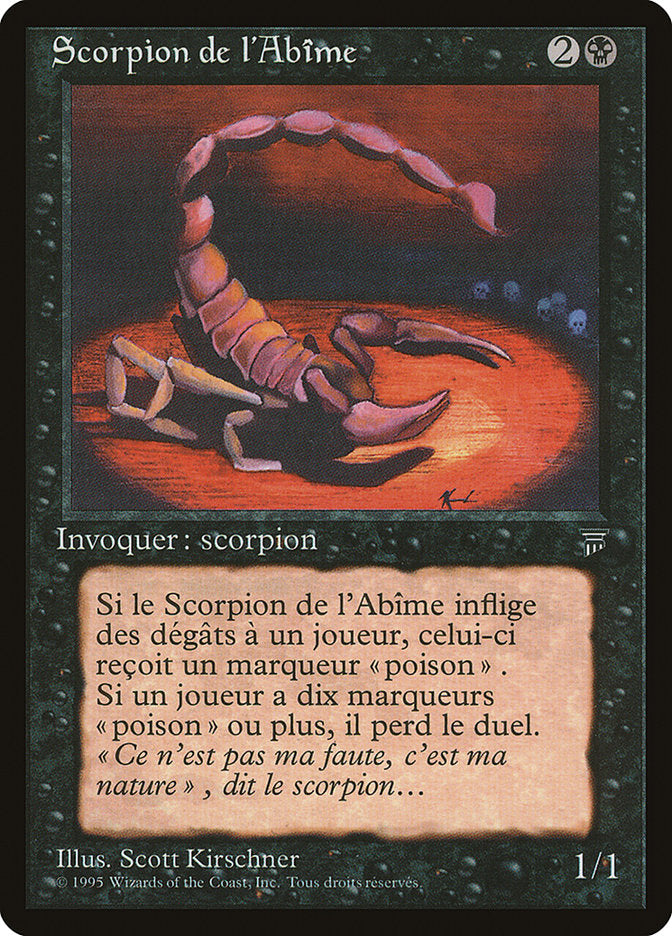 Pit Scorpion (French) - "Scorpion de l'Abime" [Renaissance] | Card Merchant Takapuna