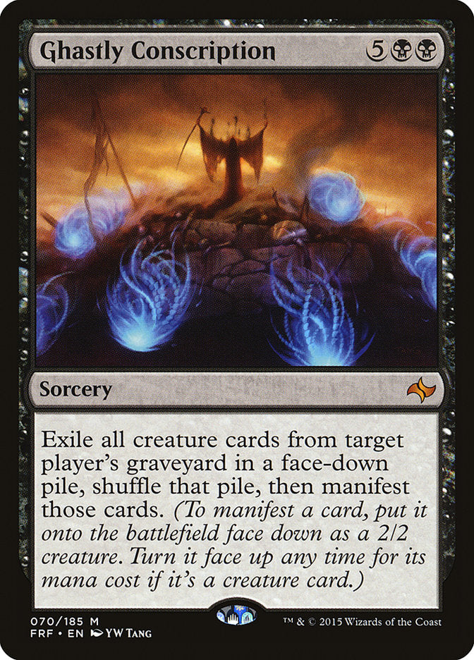 Ghastly Conscription [Fate Reforged] | Card Merchant Takapuna