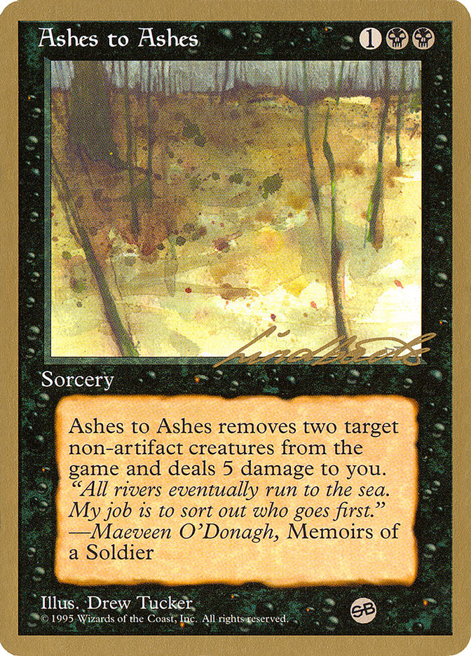 Ashes to Ashes (Leon Lindback) (SB) [Pro Tour Collector Set] | Card Merchant Takapuna