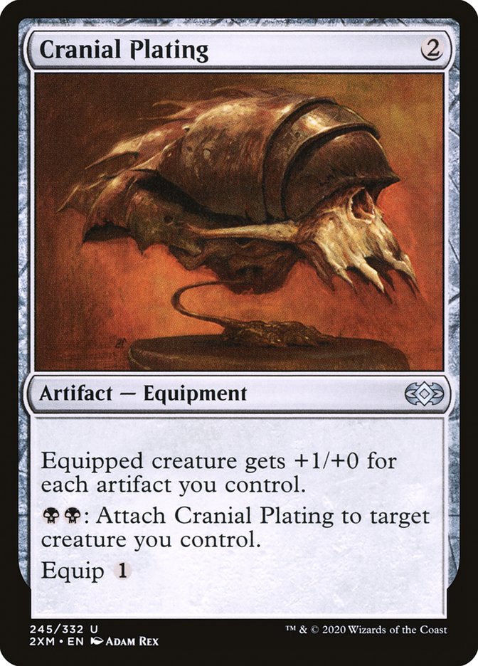 Cranial Plating [Double Masters] | Card Merchant Takapuna