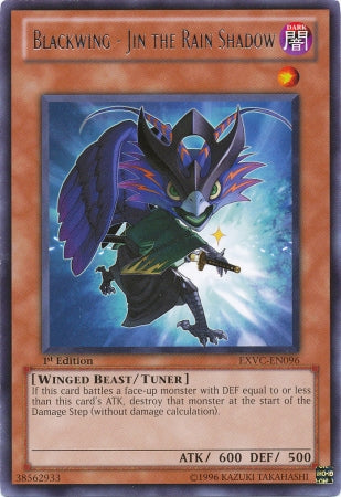 Blackwing - Jin the Rain Shadow [EXVC-EN096] Rare | Card Merchant Takapuna