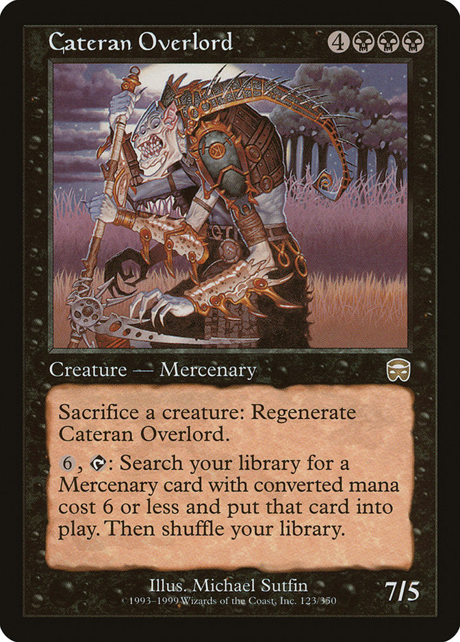 Cateran Overlord [Mercadian Masques] | Card Merchant Takapuna