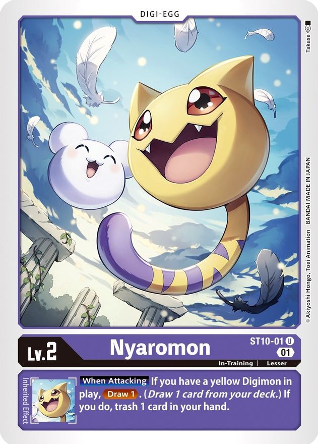 Nyaromon [ST10-01] [Starter Deck: Parallel World Tactician] | Card Merchant Takapuna