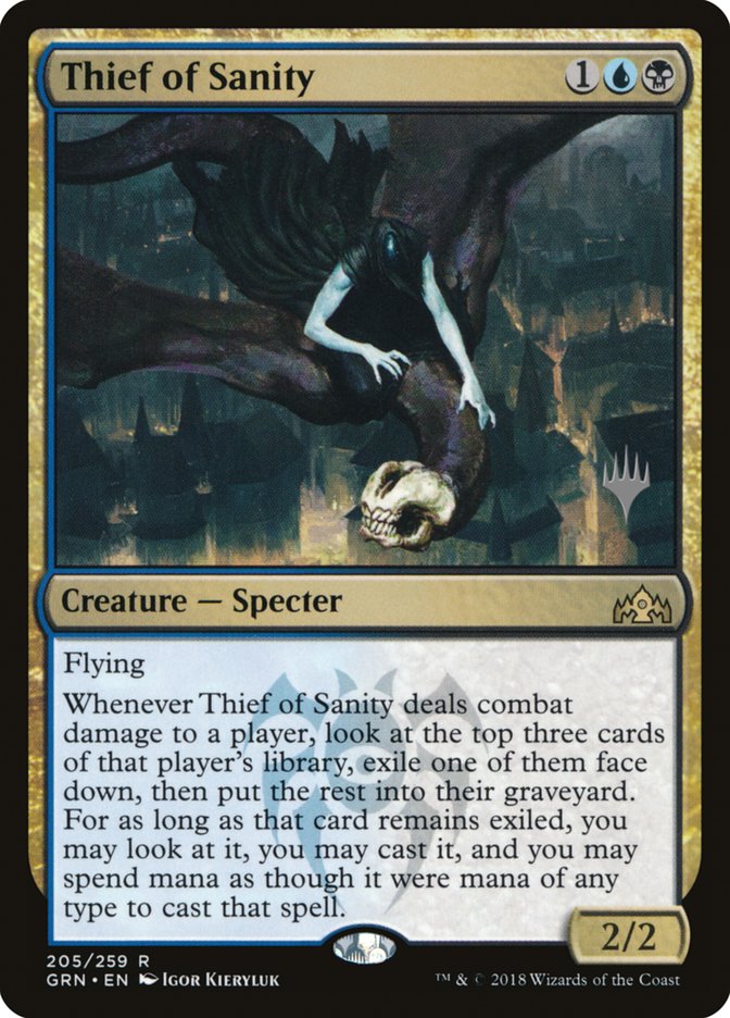 Thief of Sanity (Promo Pack) [Guilds of Ravnica Promos] | Card Merchant Takapuna