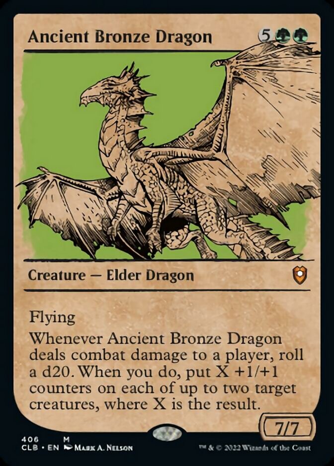 Ancient Bronze Dragon (Showcase) [Commander Legends: Battle for Baldur's Gate] | Card Merchant Takapuna