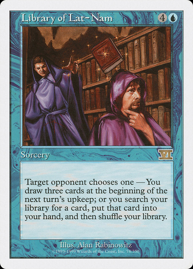 Library of Lat-Nam [Classic Sixth Edition] | Card Merchant Takapuna