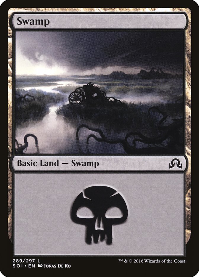 Swamp (289) [Shadows over Innistrad] | Card Merchant Takapuna