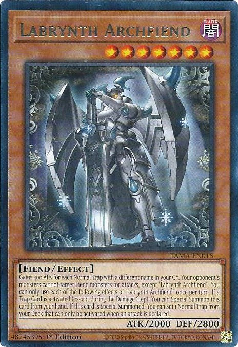 Labrynth Archfiend [TAMA-EN015] Rare | Card Merchant Takapuna