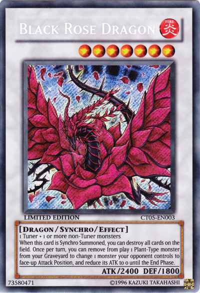 Black Rose Dragon [CT05-EN003] Secret Rare | Card Merchant Takapuna