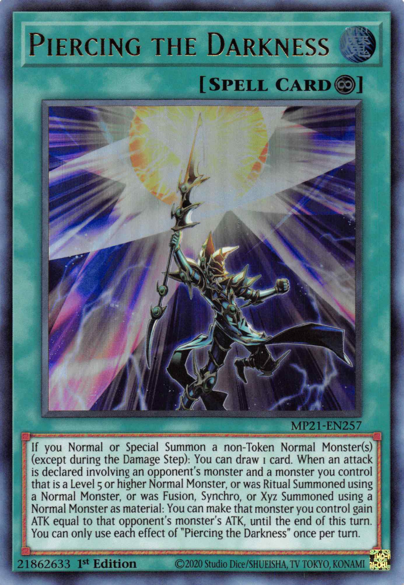 Piercing the Darkness [MP21-EN257] Ultra Rare | Card Merchant Takapuna