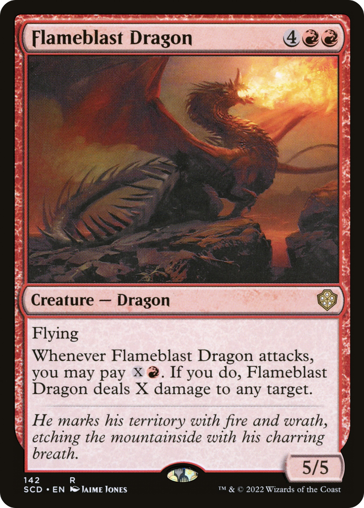 Flameblast Dragon [Starter Commander Decks] | Card Merchant Takapuna