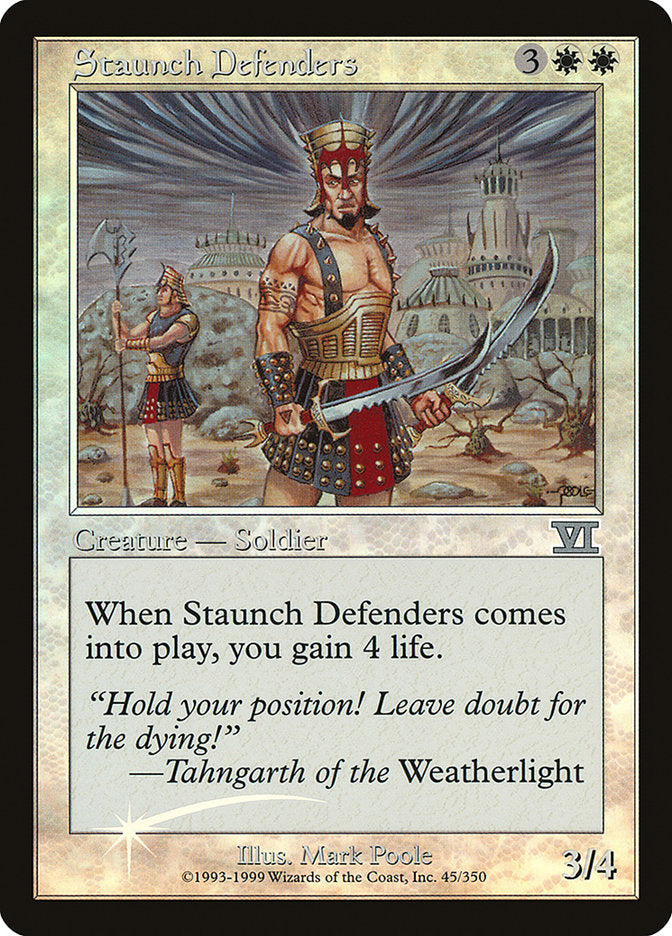 Staunch Defenders [Friday Night Magic 2000] | Card Merchant Takapuna