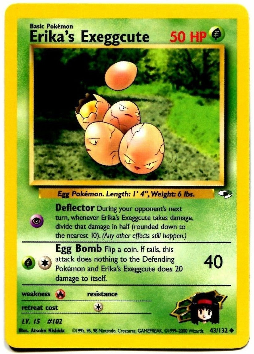 Erika's Exeggcute (43/132) [Gym Heroes Unlimited] | Card Merchant Takapuna