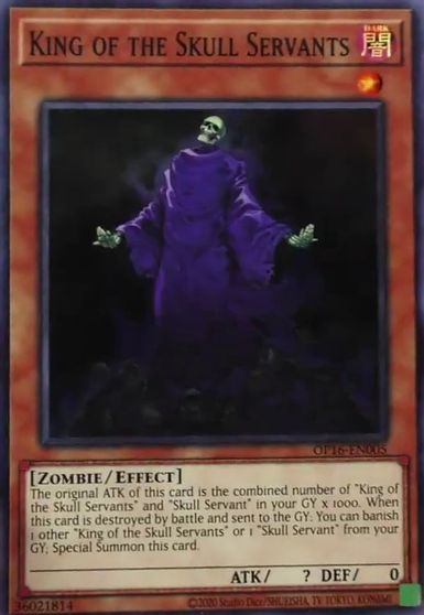 King of the Skull Servants [OP16-EN005] Super Rare | Card Merchant Takapuna