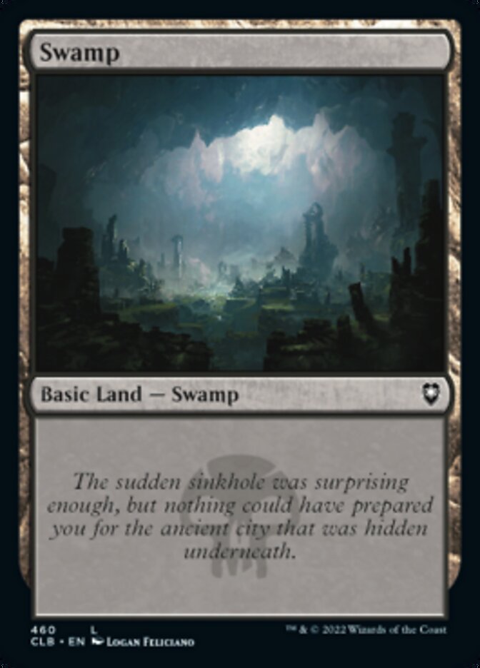 Swamp (460) [Commander Legends: Battle for Baldur's Gate] | Card Merchant Takapuna