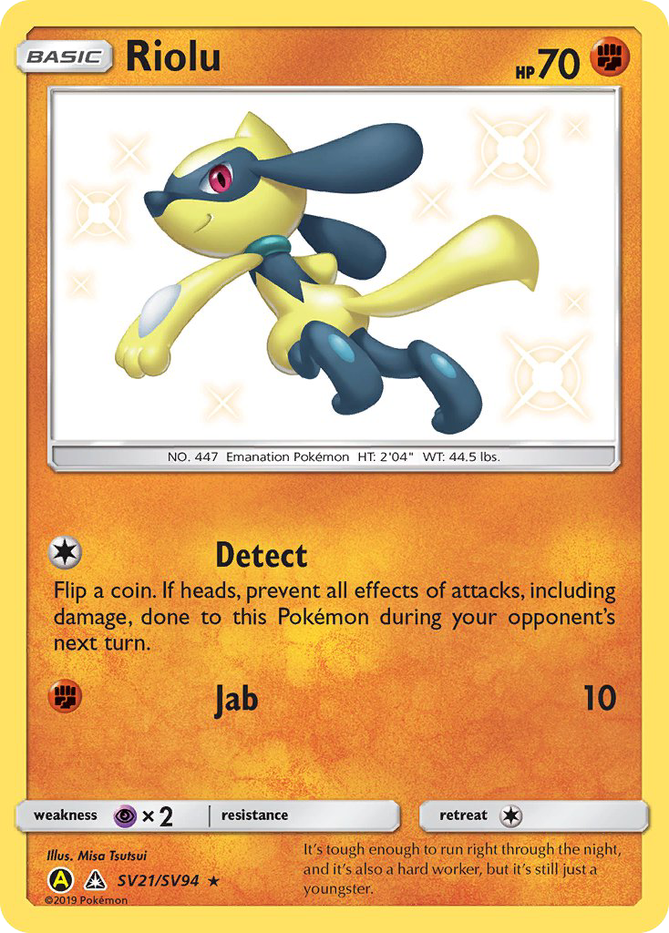 Riolu (SV21/SV94) [Sun & Moon: Hidden Fates - Shiny Vault] | Card Merchant Takapuna