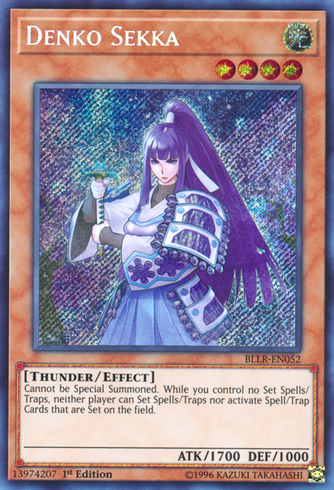 Denko Sekka [BLLR-EN052] Secret Rare | Card Merchant Takapuna