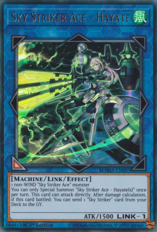 Sky Striker Ace - Hayate [MAMA-EN007] Ultra Rare | Card Merchant Takapuna