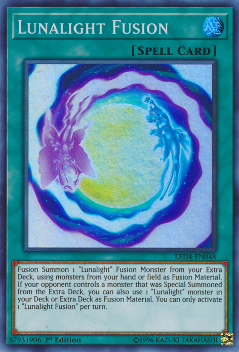 Lunalight Fusion [LED4-EN048] Super Rare | Card Merchant Takapuna