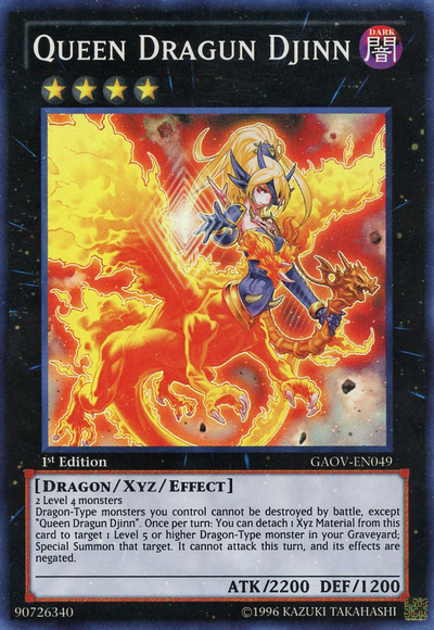 Queen Dragun Djinn [GAOV-EN049] Super Rare | Card Merchant Takapuna