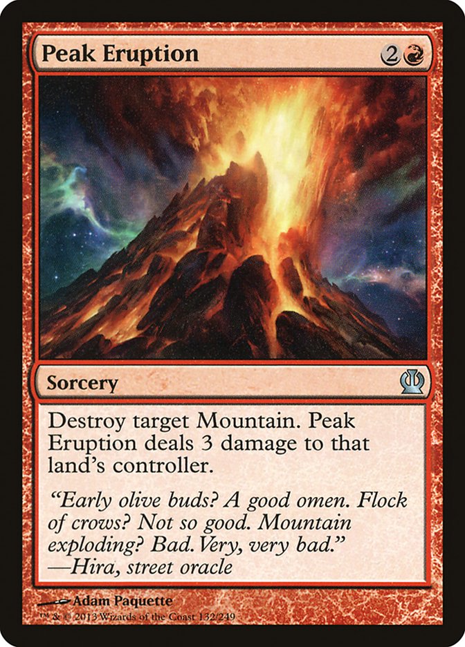 Peak Eruption [Theros] | Card Merchant Takapuna