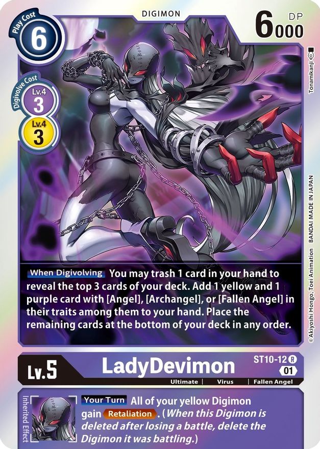 LadyDevimon [ST10-12] [Starter Deck: Parallel World Tactician] | Card Merchant Takapuna