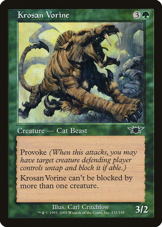 Krosan Vorine [Legions] | Card Merchant Takapuna