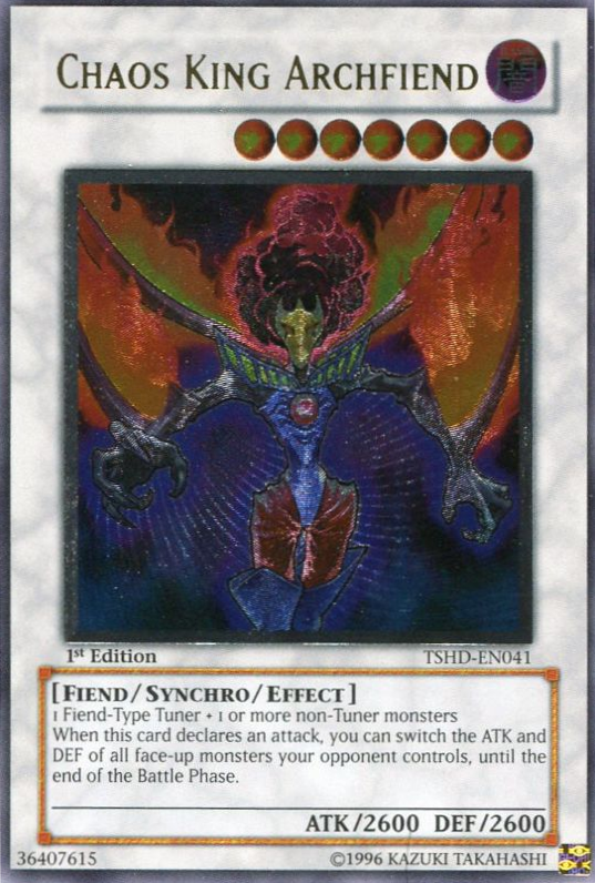 Chaos King Archfiend [TSHD-EN041] Ultimate Rare | Card Merchant Takapuna