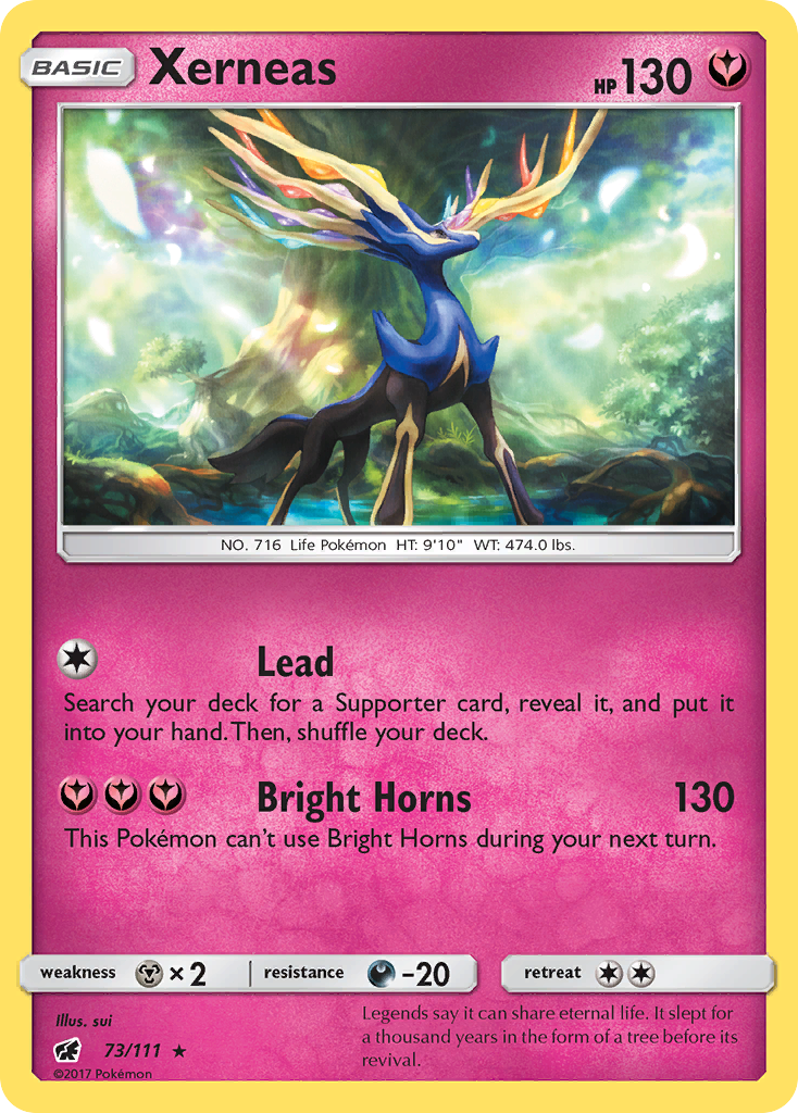 Xerneas (73/111) [Sun & Moon: Crimson Invasion] | Card Merchant Takapuna